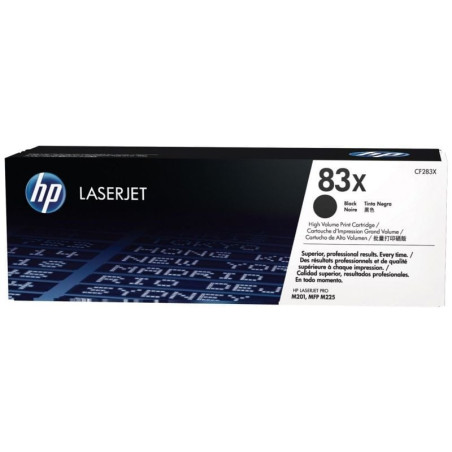 Tóner original hp nº83x xl alta capacidad/ negro